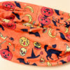 Wholesale Cross-border European and American Halloween skull print headband, sports elastic headband, funny pumpkin print bouquet headband