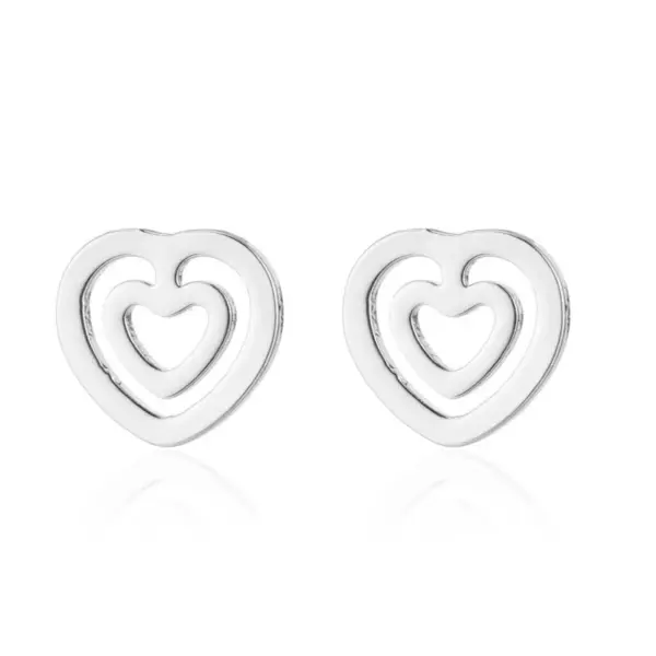 PVD Coated 18K Gold Real Gold Plated nut Tree Heart Shape 201 Stainless Steel Fashion Waterproof Non Tarnish Jewelry Set