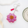 Wholesale Cute diamond studded flower keychain