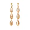 Fashion Shell Shell Inlaid Shell Artificial Pearls Women's Earrings 1 Pair