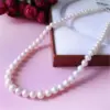 Wholesale Fashion Geometric Imitation Pearl Women's Necklace
