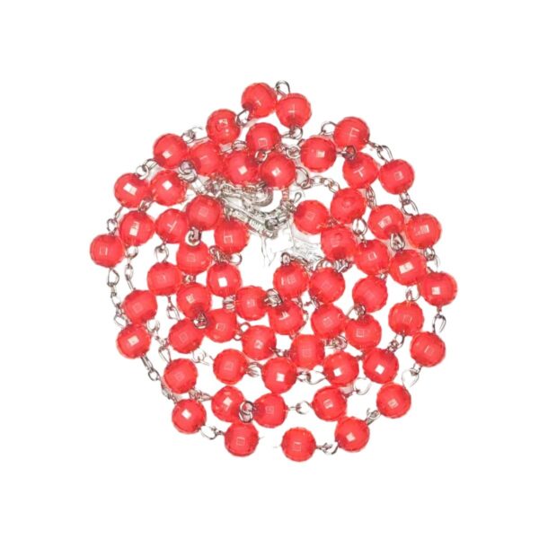 Wholesale 8mm Earth Bead Medium Bead Cross Rosary Necklace