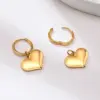 PVD Coated Real Gold Plated 18K Gold Star 201 Stainless Steel Simple Style Waterproof Non Tarnish Drop Earrings