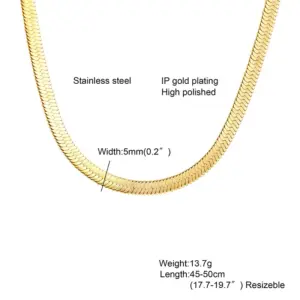 Golden 5mm * 45 + 5cm