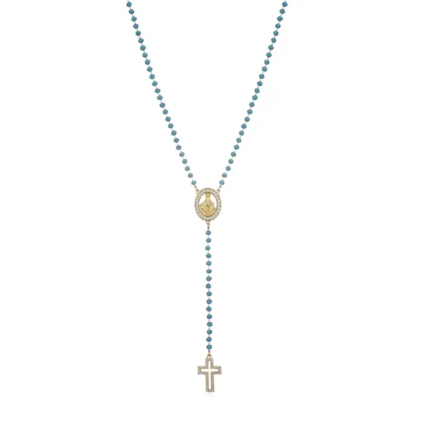 Wholesale Ethnic Style Geometric Stainless Steel Plating 18K Gold Plated Necklace