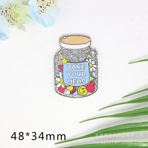 Wholesale cartoon organ medical toothguard letter bag jewelry