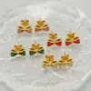 Wholesale PVD Coated 18K Gold Plated Flower Bow Knot 304 Stainless Steel Elegant Classical Vintage Style Waterproof Non Tarnish Ear Studs