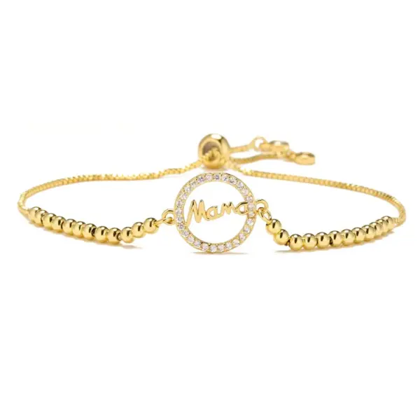 Letter Copper Fashion MAMA Bracelets