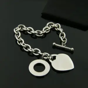 Silver Heart Bracelet