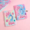 Wholesale Ocean Series Plush Notebook Chilen's Diary with Lock