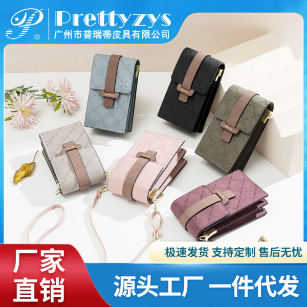 Wholesale Amazon Foreign Trade Cross-border AliExpress Detachable Shoulder Strap Vertical Plaid Buckle Mini Crossbody Bag Shoulder Bag