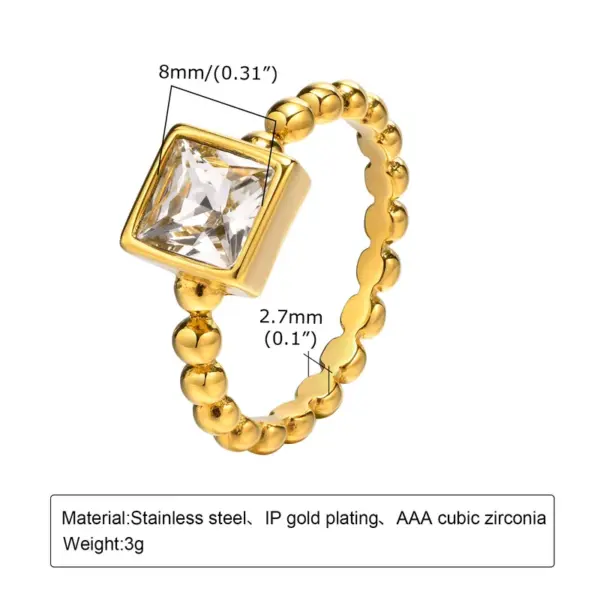 Wholesale PVD Coated Real Gold Plated 18K Gold Solid Color 201 Stainless Steel IG Style Simple Style Waterproof Non Tarnish Open Ring Rings