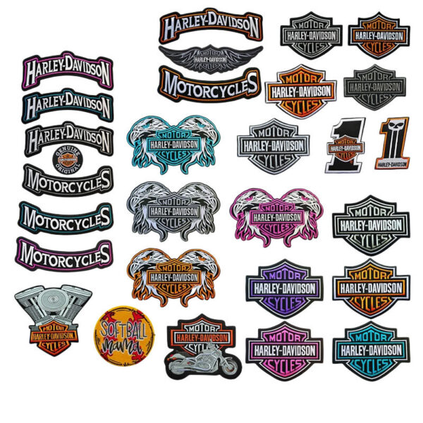 Wholesale Harley embroidery cloth motorcycle team back chapter et large clothes decoration factory direct