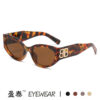 Wholesale Double B Sunglasses Women's Retro Cat's Eye High-end Sense Glasses Internet pular Fashion Sunglasses Women