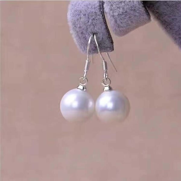 Wholesale 2024 Ear Hook Pearl Earrings Ear Hole Anti-Clogging Casual Earrings Affordable Live Broadcast Room Free Fan Gift Earrings