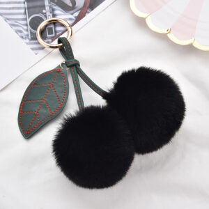 Black / Cherry Keychain