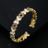 oly-79178febb5d52d27ef4348565385ecf2 Wholesale Fashion Internet pular Copper Gold Plated Oil opping Butterfly Bracelet Advanced Sense Opening Exquisite Bracelet Aessories for Women