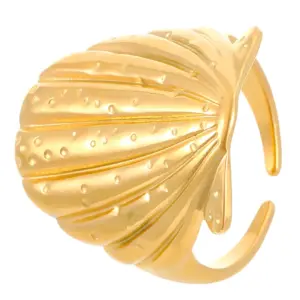 18K Real Gold Shell a-395