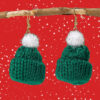 oly-792297fe3dd0f1426713f908e9a2bb81 Wholesale Christmas Pom-Pom Knitted Hat Earrings