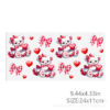 Wholesale Dog Love Valentine's Day 16oz Cup UV DTF Wraps