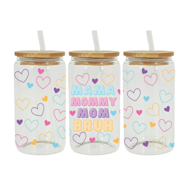 oly-7933b6e4279e0405502d9233baed26d2 Wholesale UV transfer sticker glass crystal label Crystal sticker cross-border special sticker for 16oz glass cup 23cmX11cm