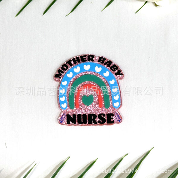 oly-7940c86354421863ef585300fb5237ca Wholesale Specializing in cross-border best-selling sequined acrylic DIY accessories and jewelry - Nurse Series 01 Jingyi Innovation Factory