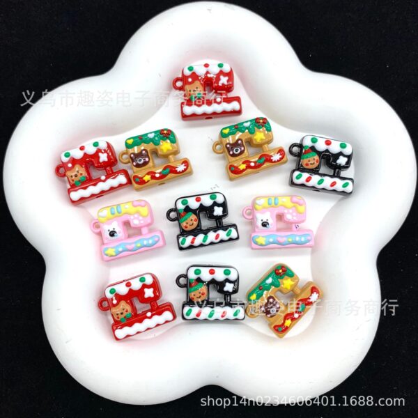 Wholesale Hand-painted beads on a sewing machine