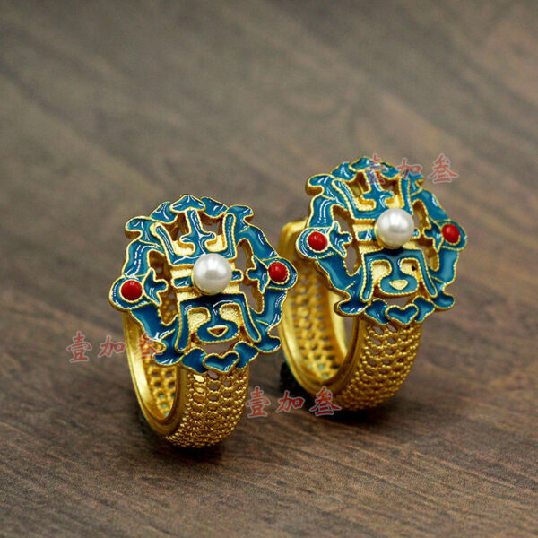 oly-7949120db9d463775d78f710b97bb474 Wholesale Gold-Plated Vintage Pearl-Embellished Elegant Earrings Replica Gift for Mom's Birthday, National Trend