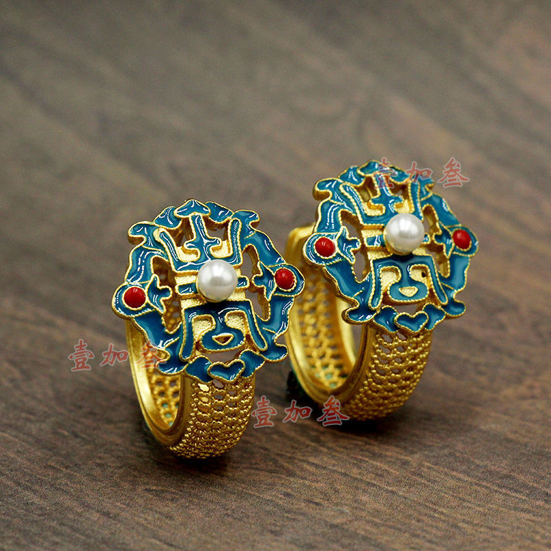 Wholesale Gold-Plated Vintage Pearl-Embellished Elegant Earrings Replica Gift for Mom's Birthday, National Trend