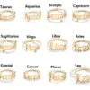Wholesale Jewelry Retro Letter 201 Stainless Steel 18K Gold Plated Plating Open Ring