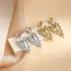 1 Pair Retro Commute Geometric Plating Titanium Steel Ear Studs