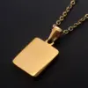 Wholesale Titanium Steel 18K Gold Plated Simple Style Plating Letter Shell