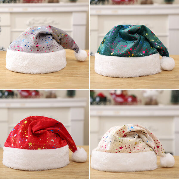 Wholesale Christmas hat with colorful stars
