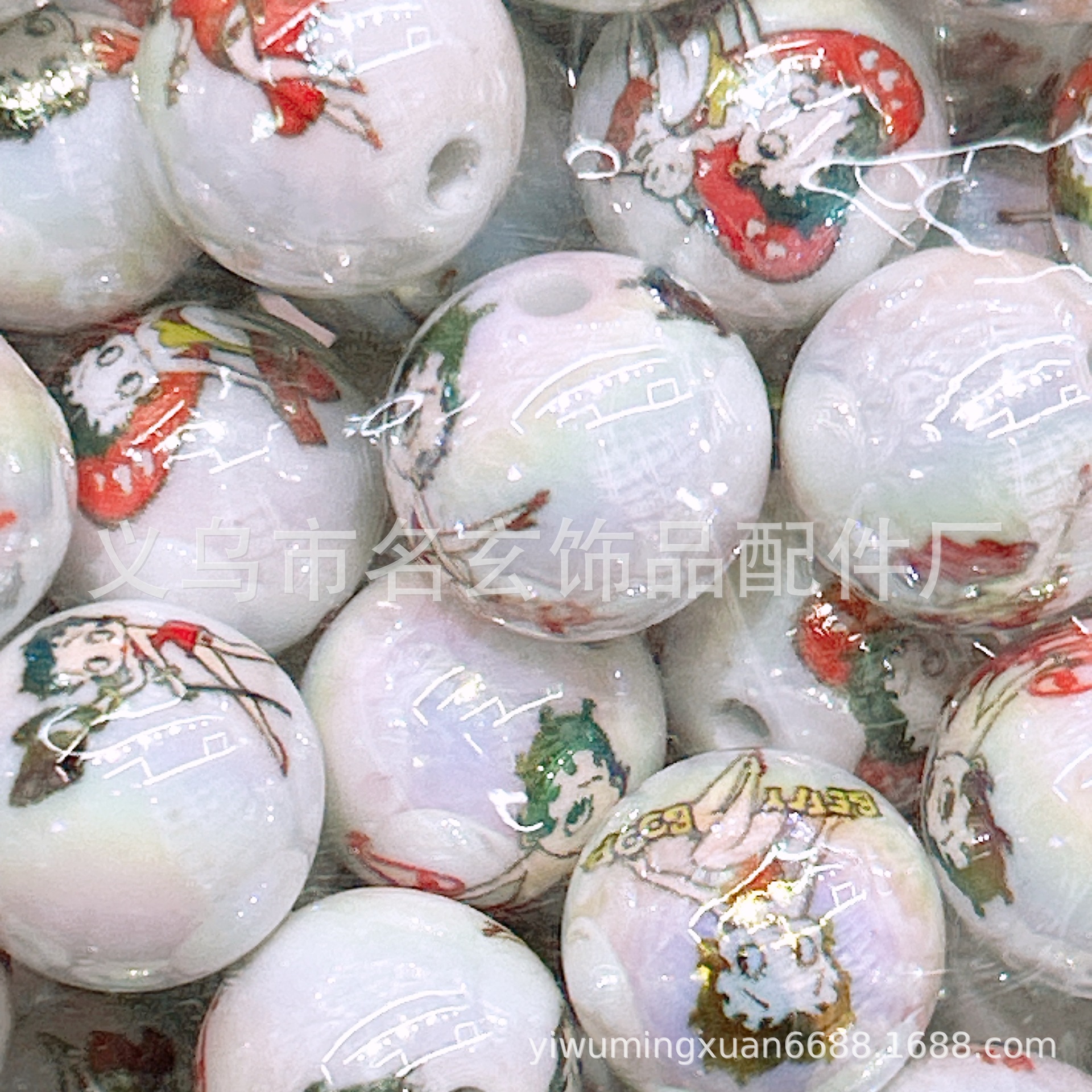 Wholesale Acrylic jelly cartoon beads