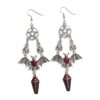 Wholesale European and American Retro Hip Hop Punk Gothic Style Bat Vampire Earrings Creative Fashion Niche Halloween Earrings