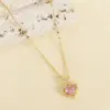Wholesale PVD Coated 18K Gold Plated Heart Shape 304 Stainless Steel Elegant Simple Style Waterproof Non Tarnish 304 Stainless Steel Pendant Necklace