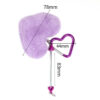 oly-7963a222387981da7ca3d6ede49b87c8 Wholesale Heart-shaped m-m keychain with colorful plush beads