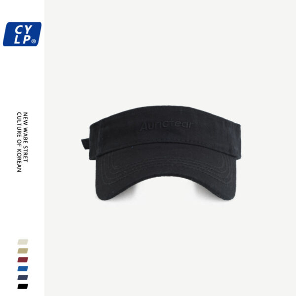oly-7971bc01f0c620c4f5d392aa15163239 Wholesale Simple Letter Casual Street Cap Women's Summer Breathable Sunshade Empty Top Baseball Cap Fashionable Sun Protection Face-Covering Cole