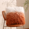 oly-7972713190bf898076e5260b7cc0566b Wholesale Warm orange and brown plaid gradient wool pillow cushion cover