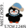 Wholesale Cute penguin embroidered patch