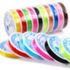 Wholesale 10pcs/pack Colorful Crystal fishing line elastic line TPU large roll string bead line diy jewelry accessories