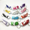 Wholesale Mini Simulation Canvas Shoes Keychain Pendant Sports Shoes Luggage Car Personalized Pendant Creative Gift