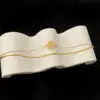 Wholesale Fashion Solid Color 304 Stainless Steel 16K Gold Plated White Gold Plated Gold Plated Stainless Steel Bracelets In Bulk