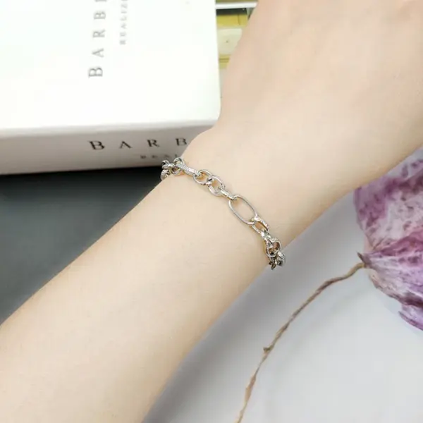 Simple Style Heart 304 Stainless Steel No Inlaid Bracelets In Bulk