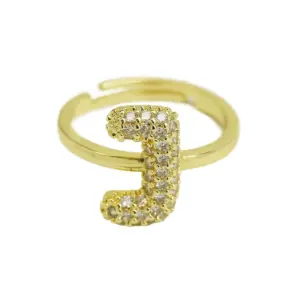 Gold Ring J / Adjustable opening
