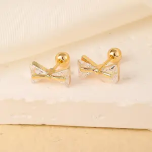 008 Gold White Diamond E00816