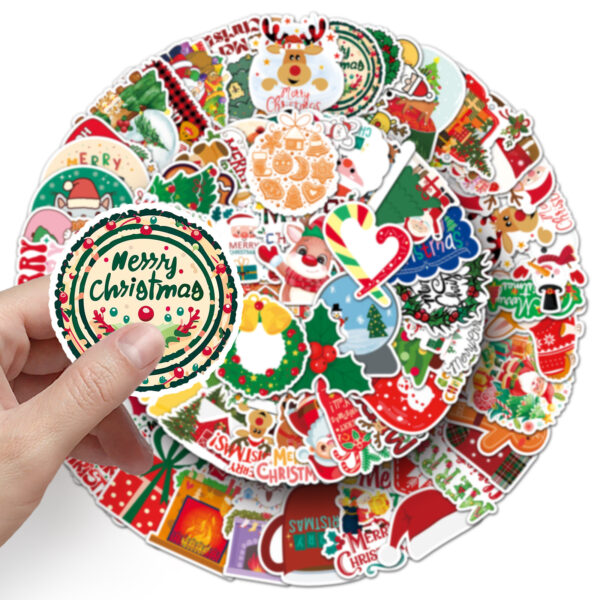 Wholesale 100 pcs/pack Christmas Graffiti Stickers Personalized Stickers