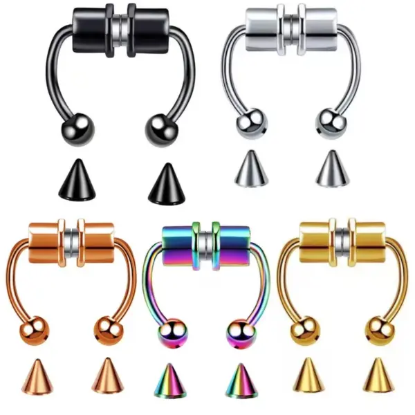 Fashion U Shape Stainless Steel Plating Nose Ring Nose Pin