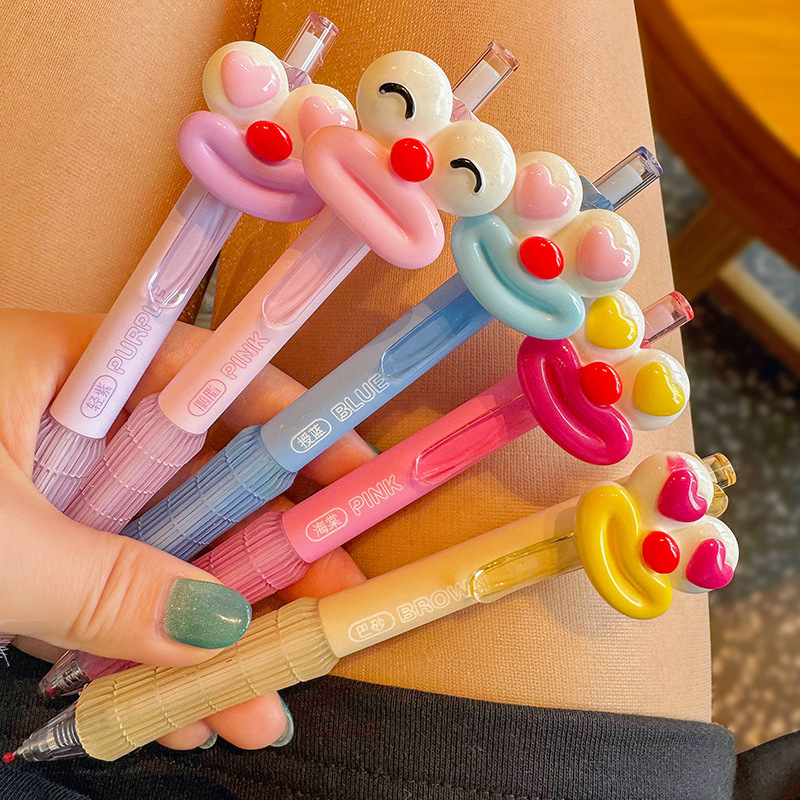 Wholesale Creative funny big mouth click gel pen