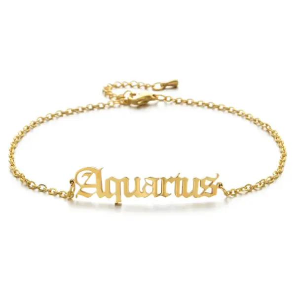 Retro Contion Stainless Steel Women's Anklet 1 Piece